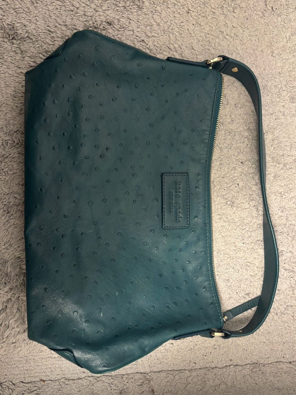 kate spade Green Leather Shoulder Bag